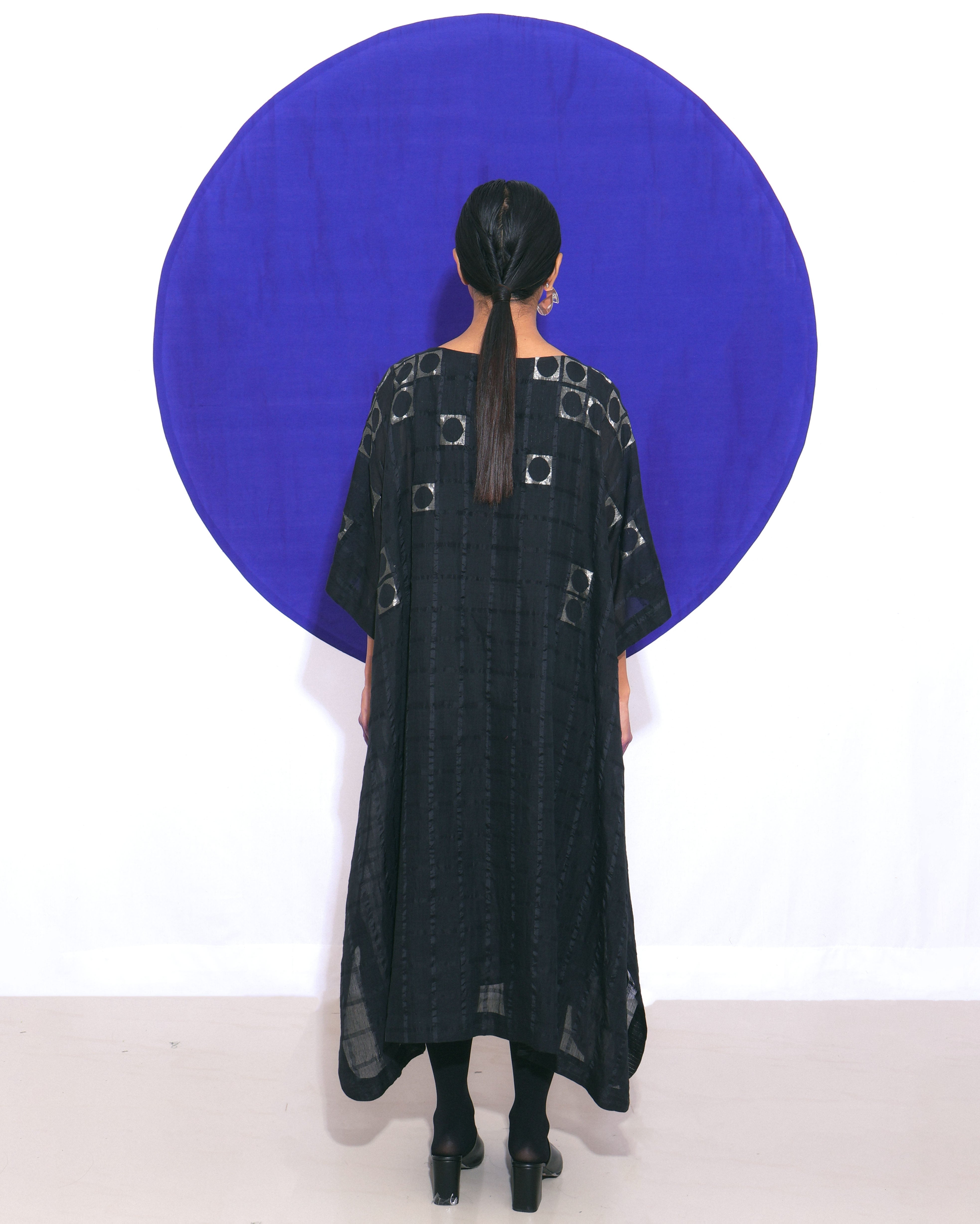 Shoonyata Reverse Circle Sheer Kaftan
