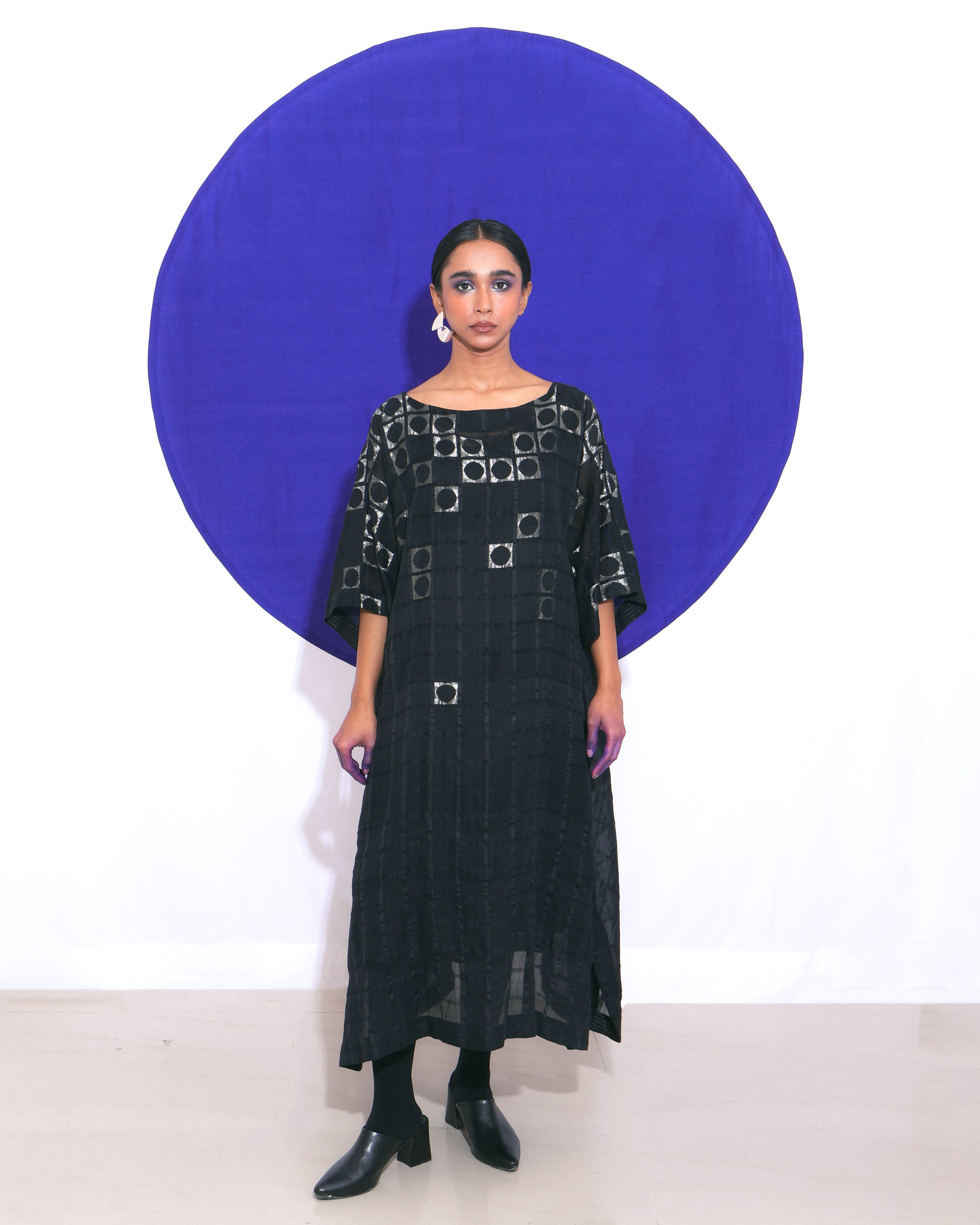 Shoonyata Reverse Circle Sheer Kaftan