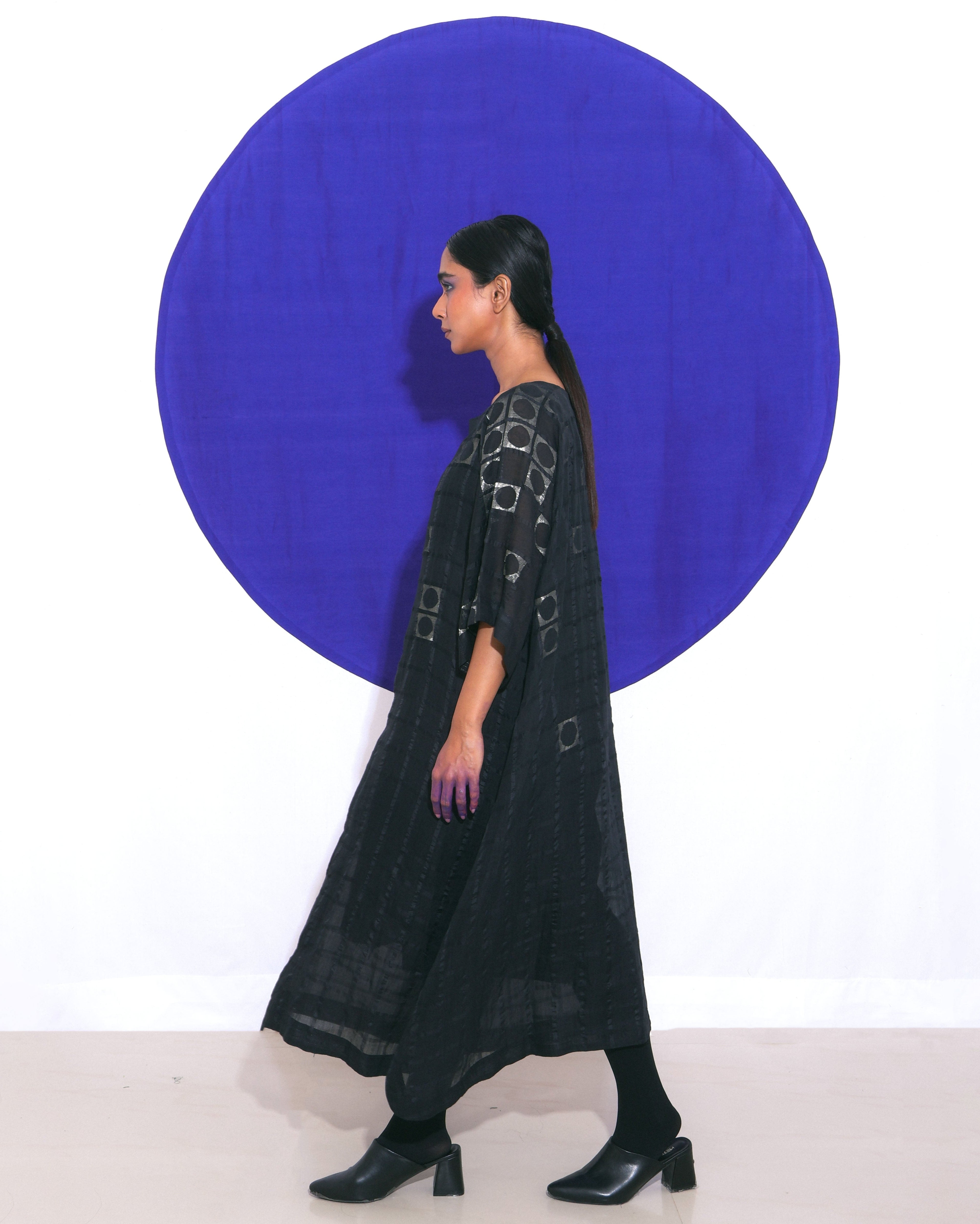 Shoonyata Reverse Circle Sheer Kaftan