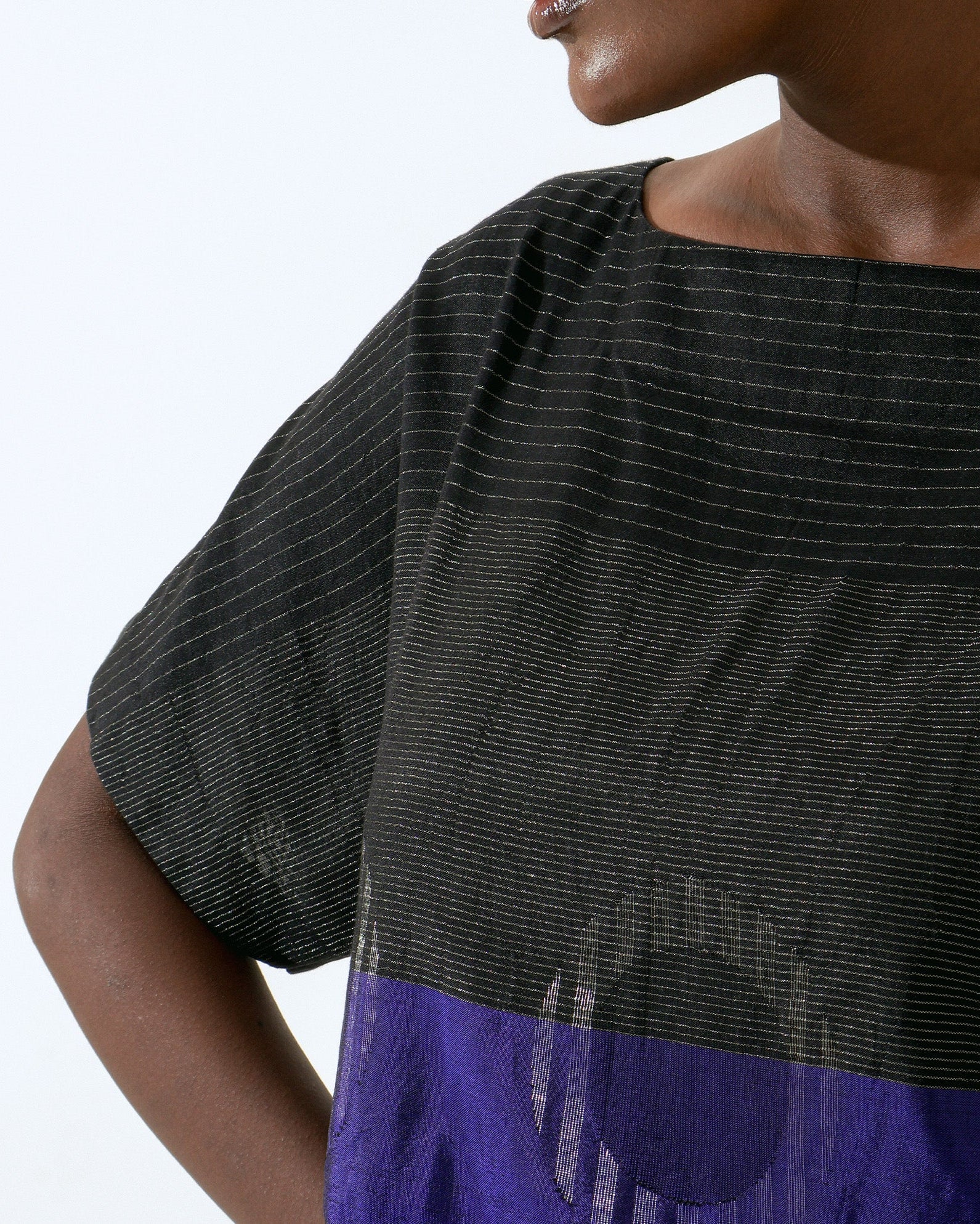 Shoonyata Striped Circle A-line Dress