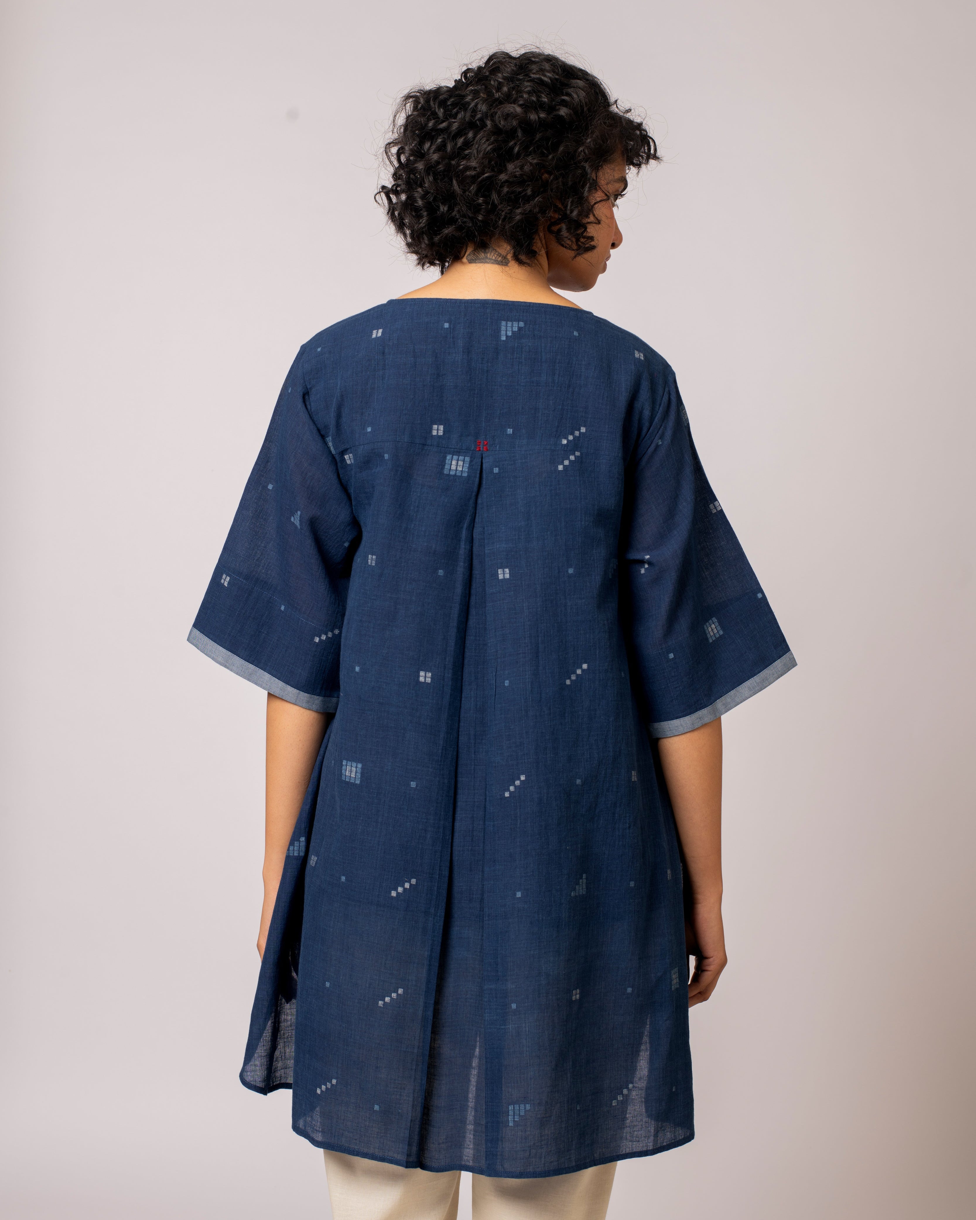 Short Box Pleat Tunic