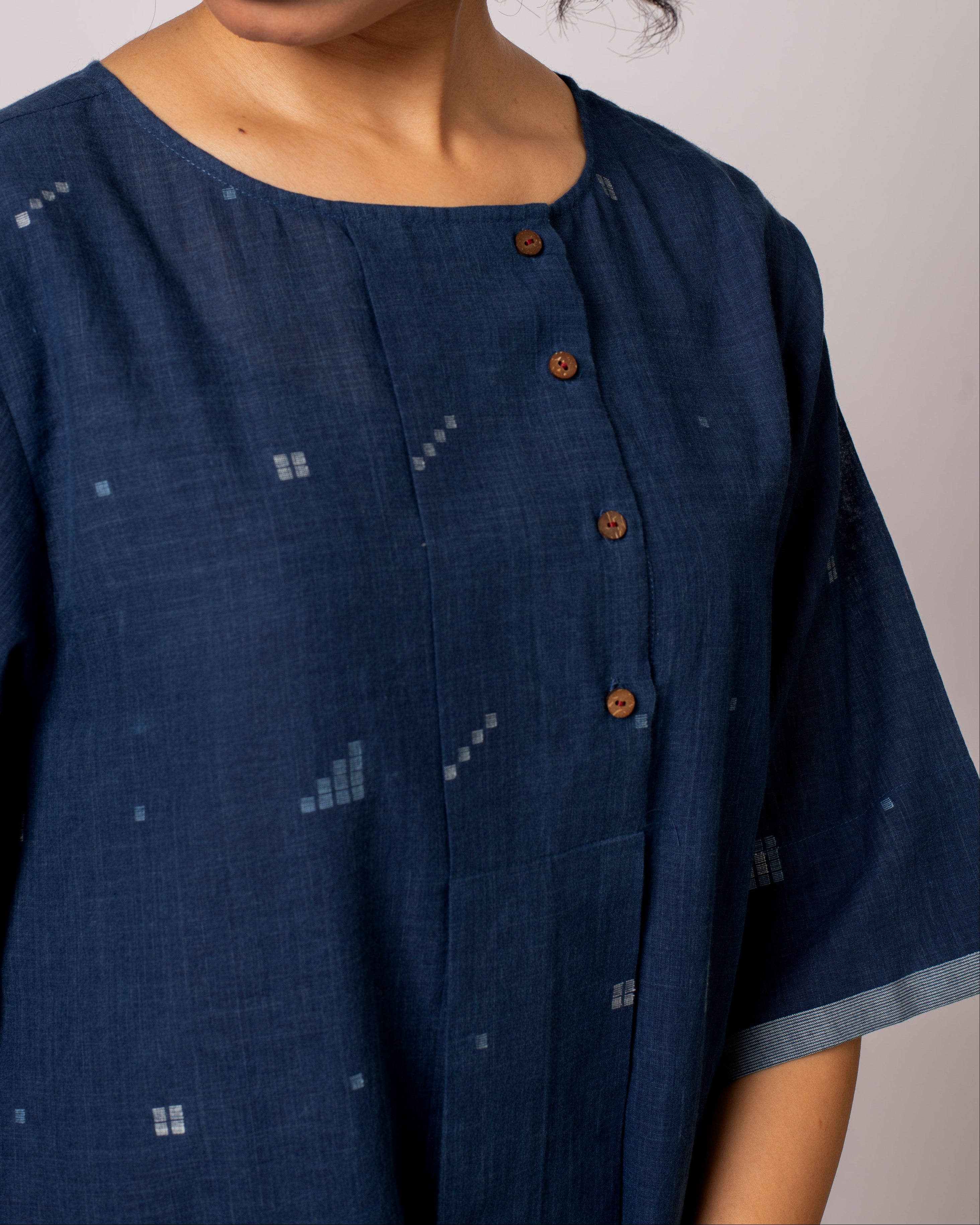Short Box Pleat Tunic