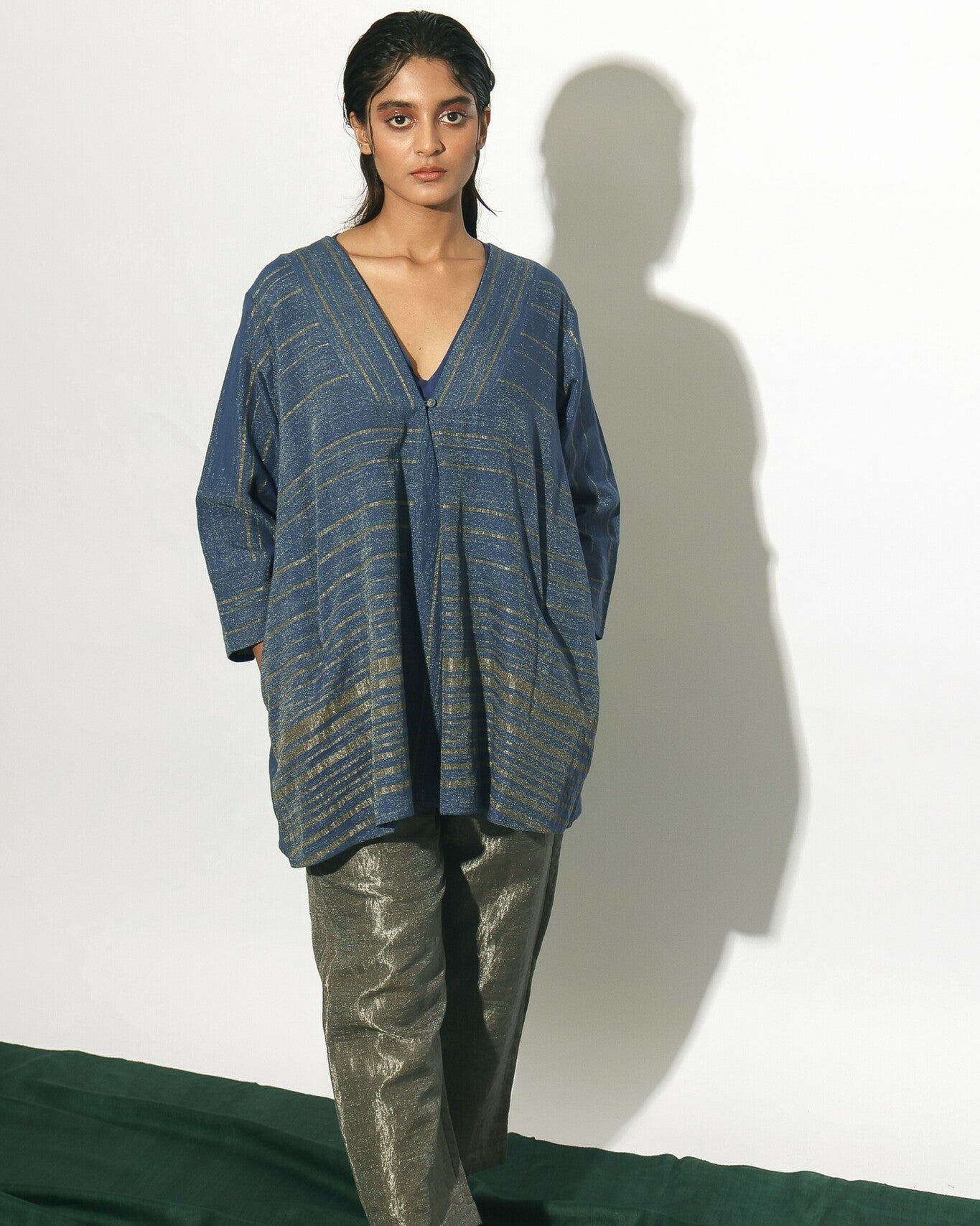 Stardust Asymmetric Stripe Jacket