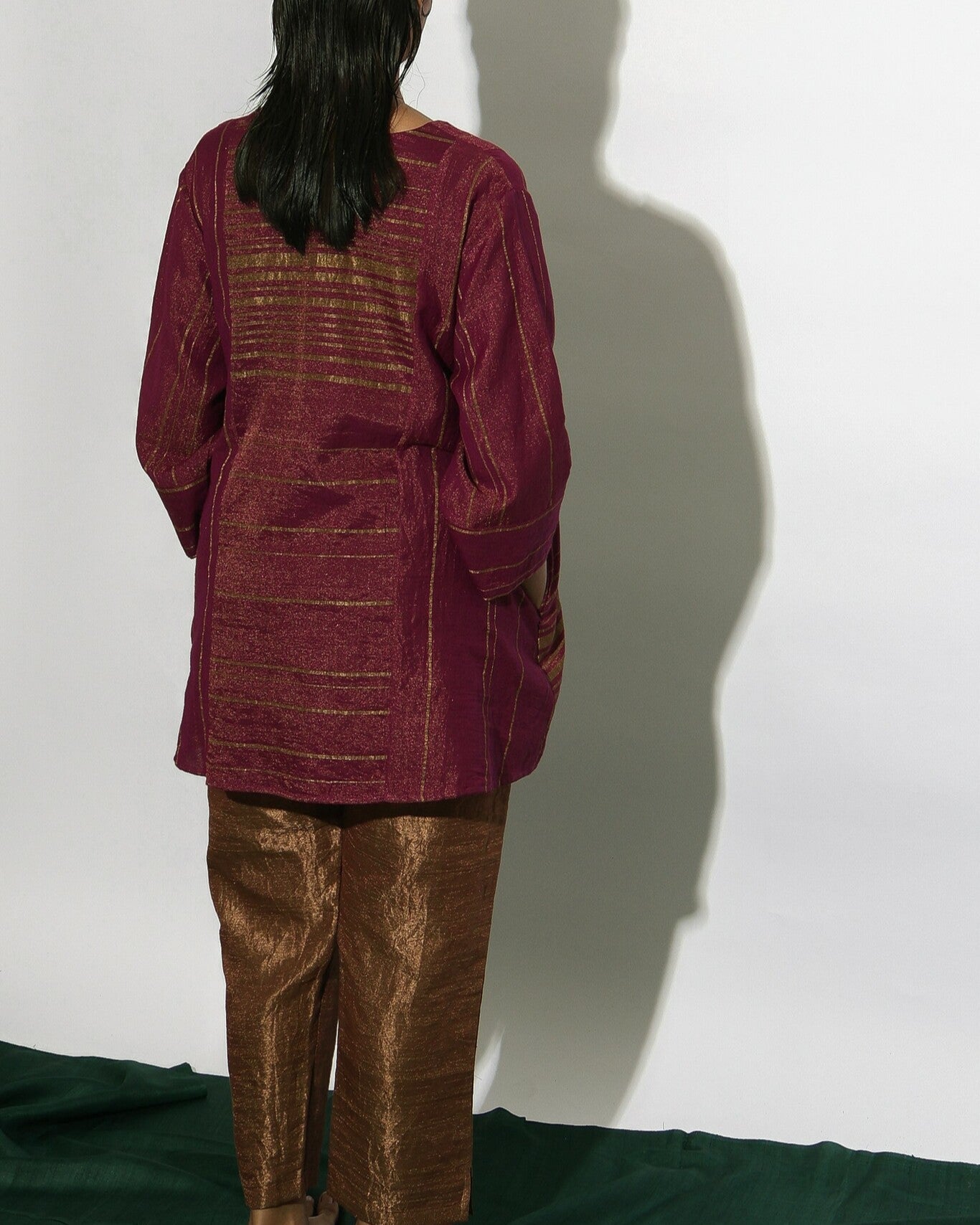 Stardust Asymmetric Stripe Jacket