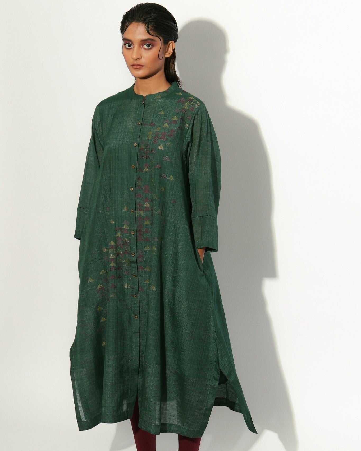 Stardust Front Open Placket Dress