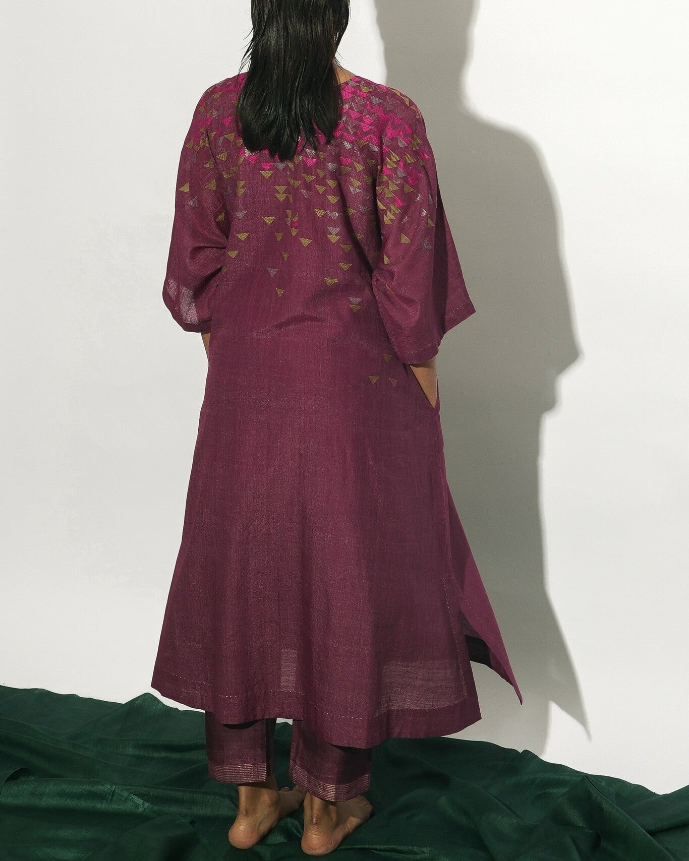 Stardust Round Neck A Line Dress
