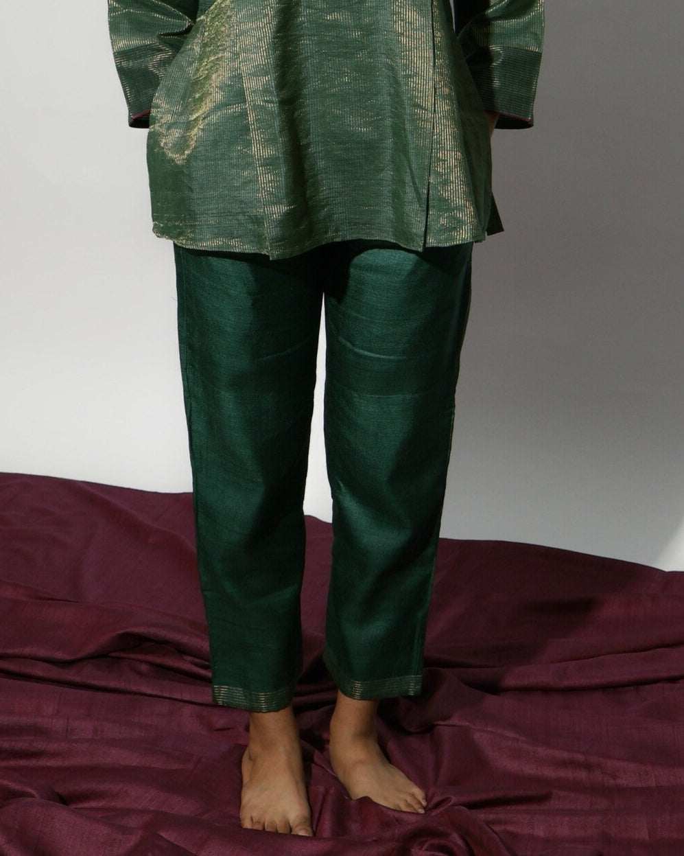 Tussar Straight Pant