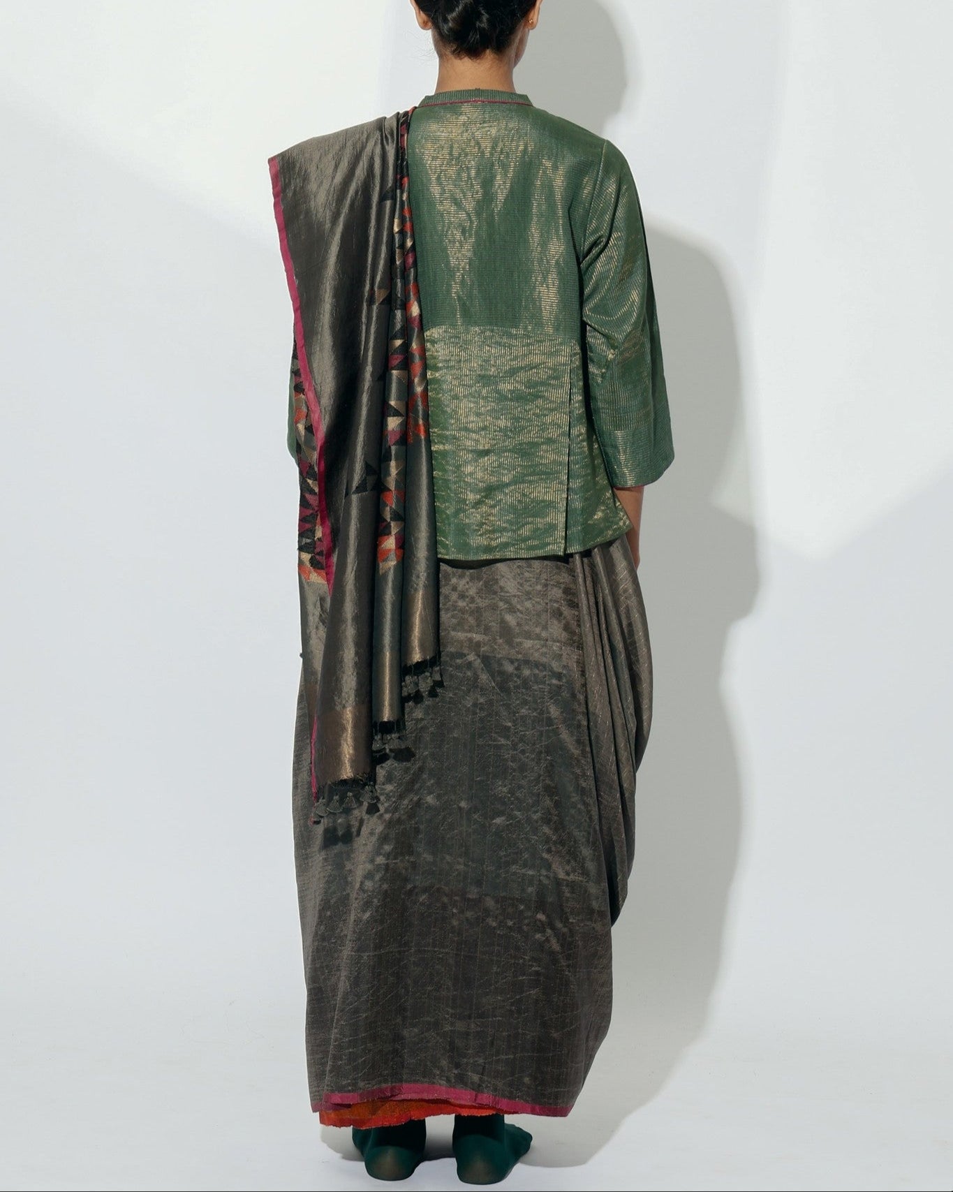 Stardust Nebula Saree
