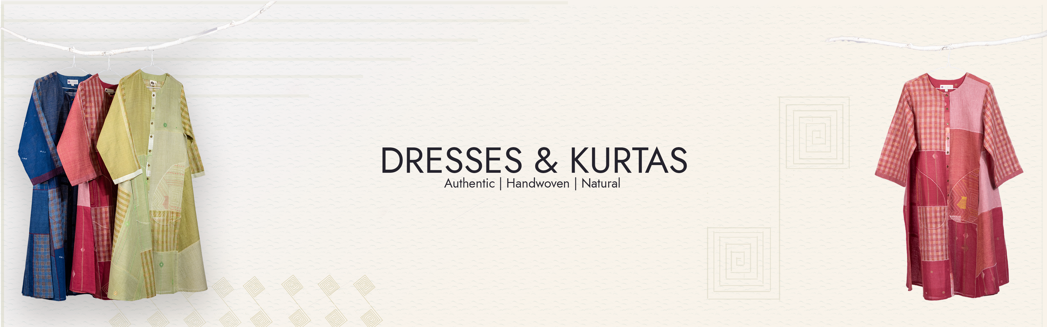 Buy Handwoven Cotton Dresses for Women online | Karomi Crafts