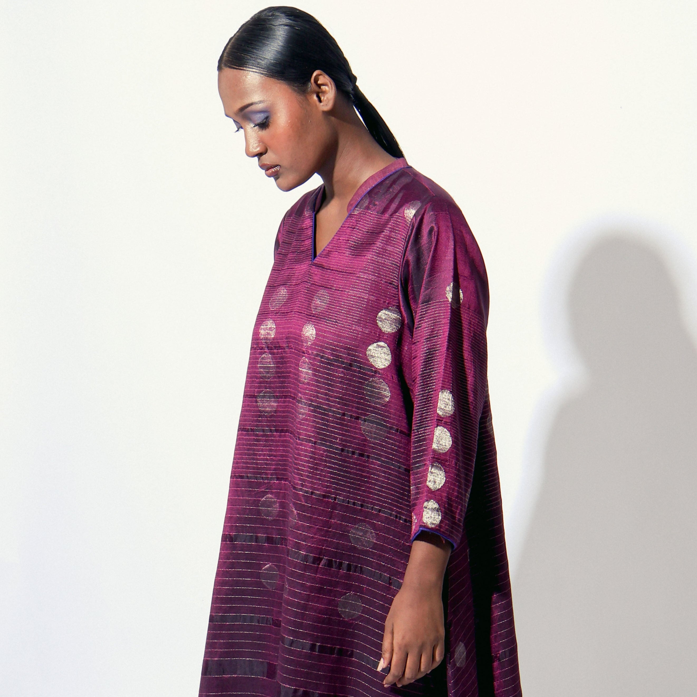 Shoonyata Gradient Circle Flared Dress