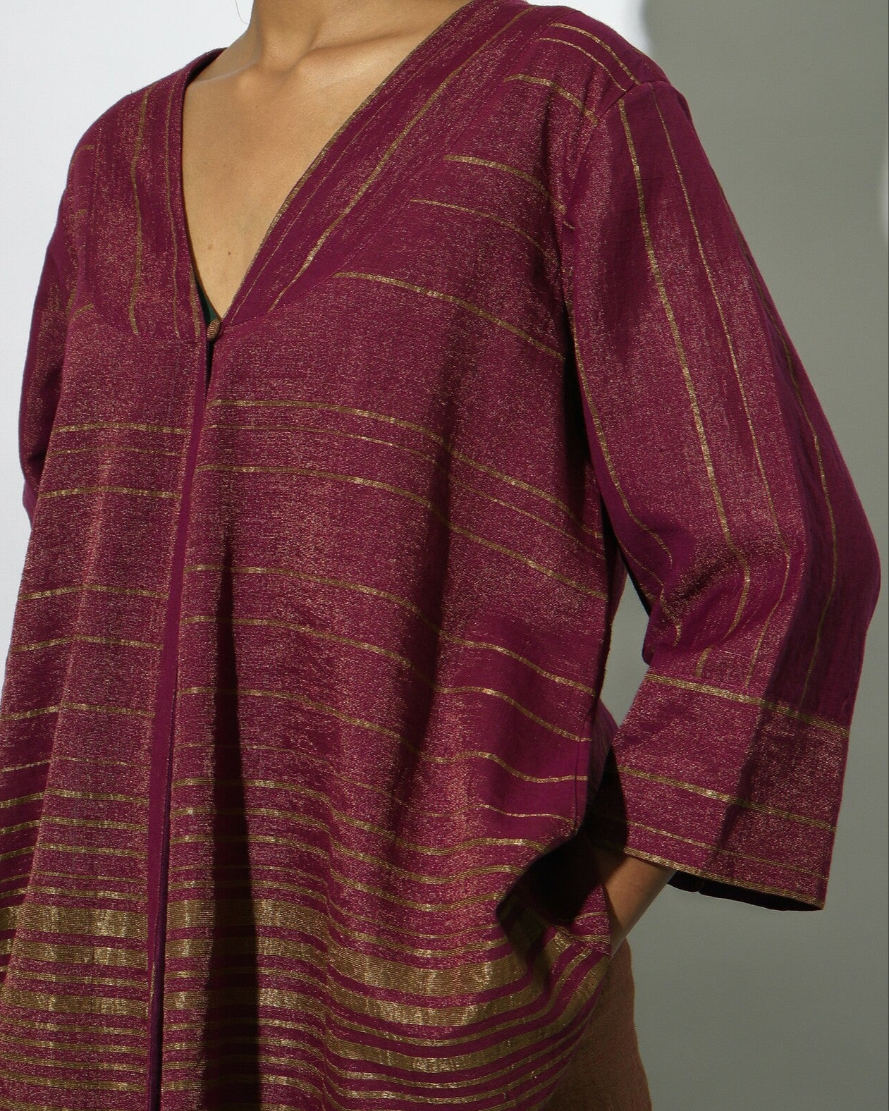 Stardust Asymmetric Stripe Jacket