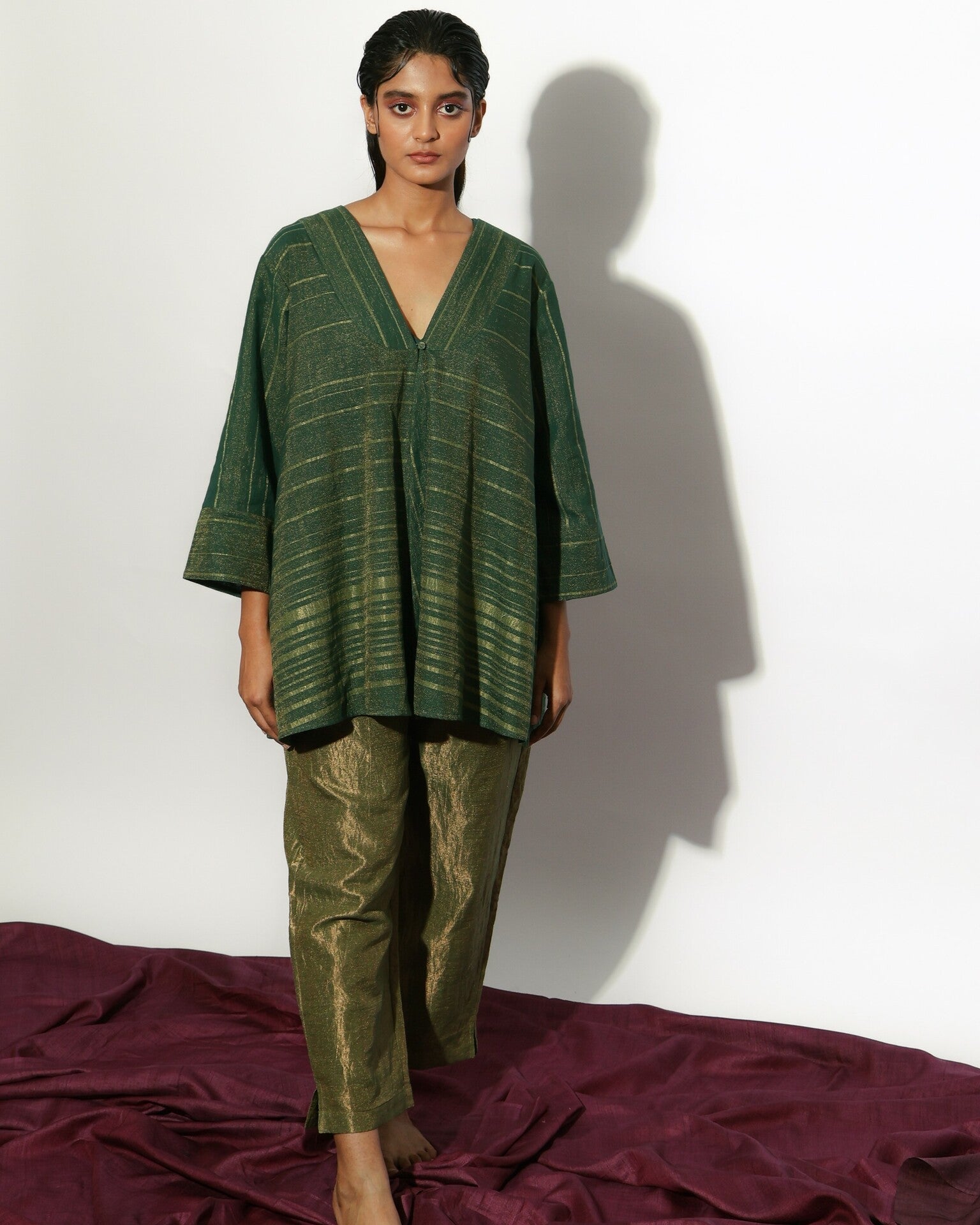 Stardust Asymmetric Stripe Jacket