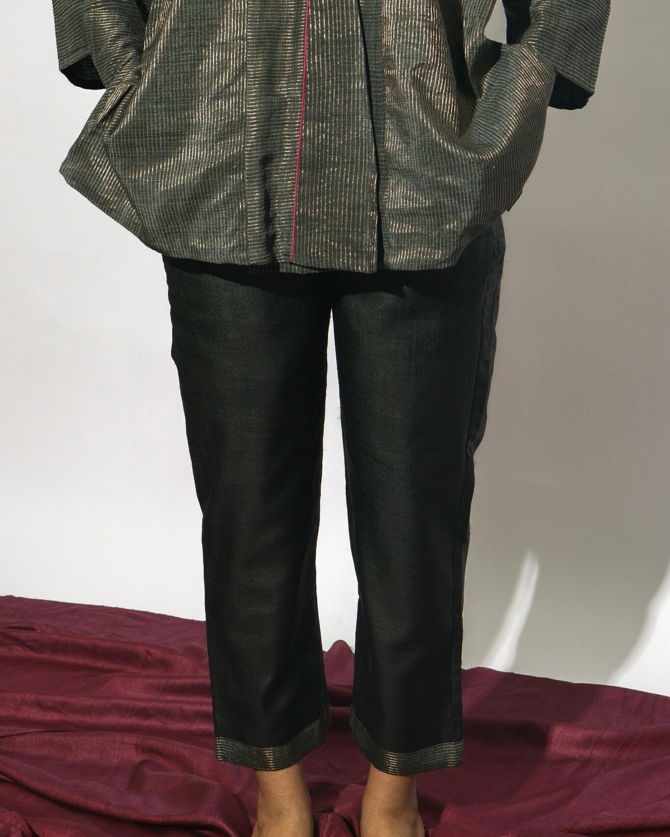 Tussar Straight Pant