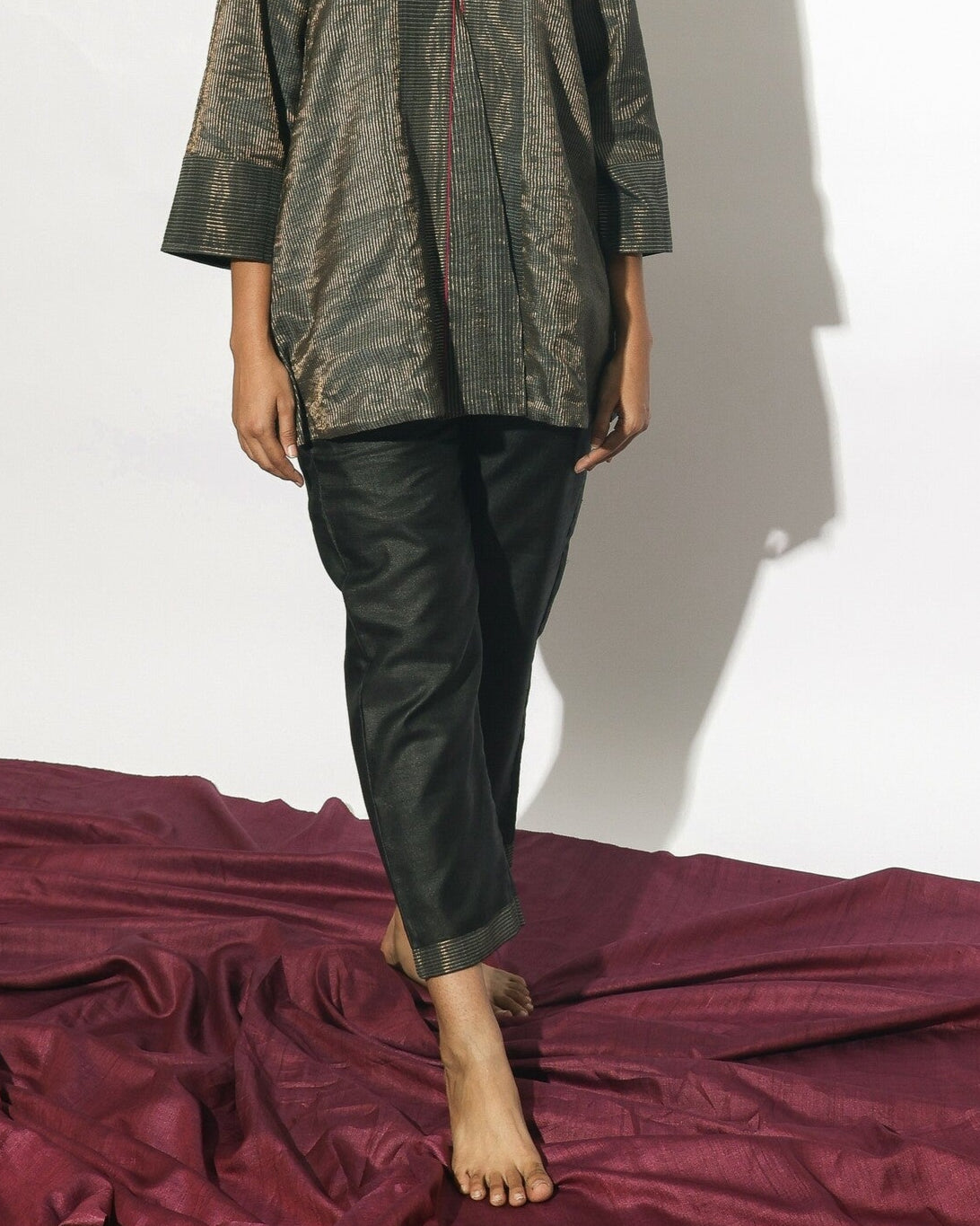 Tussar Straight Pant