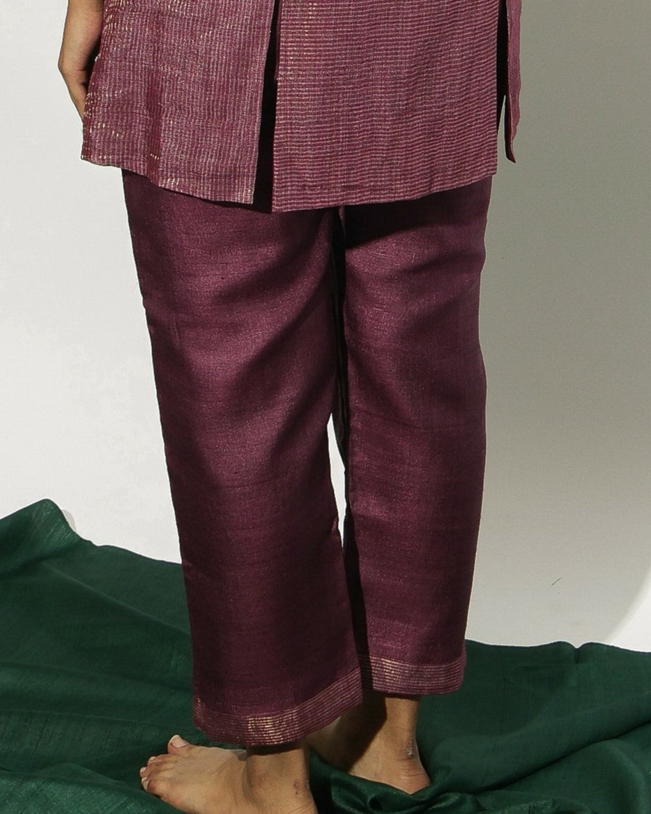 Tussar Straight Pant