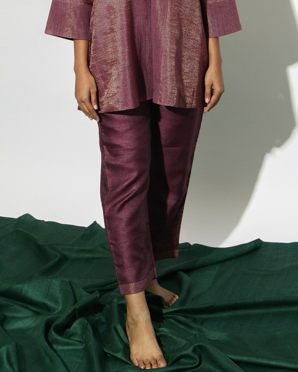 Tussar Straight Pant