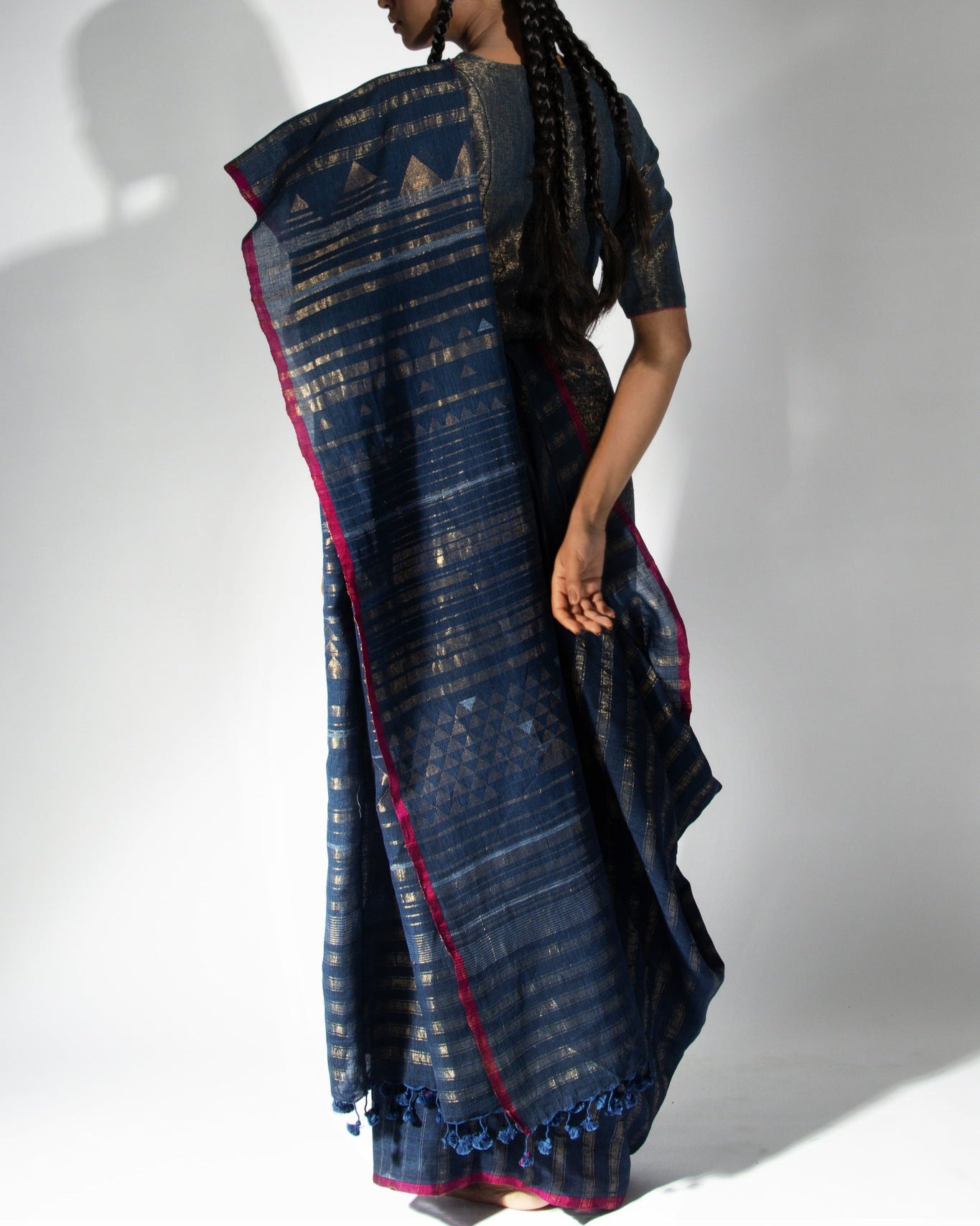 Waves Horizon Saree