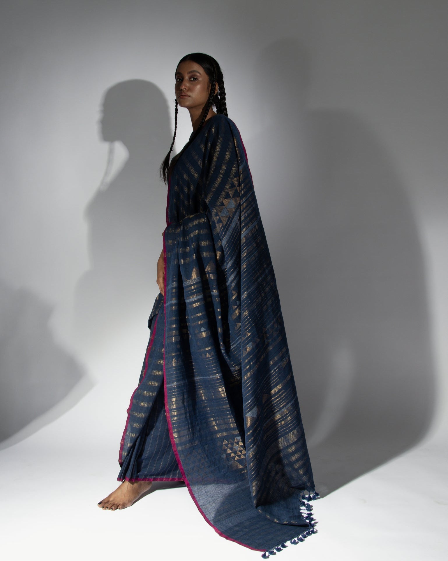 Waves Horizon Saree