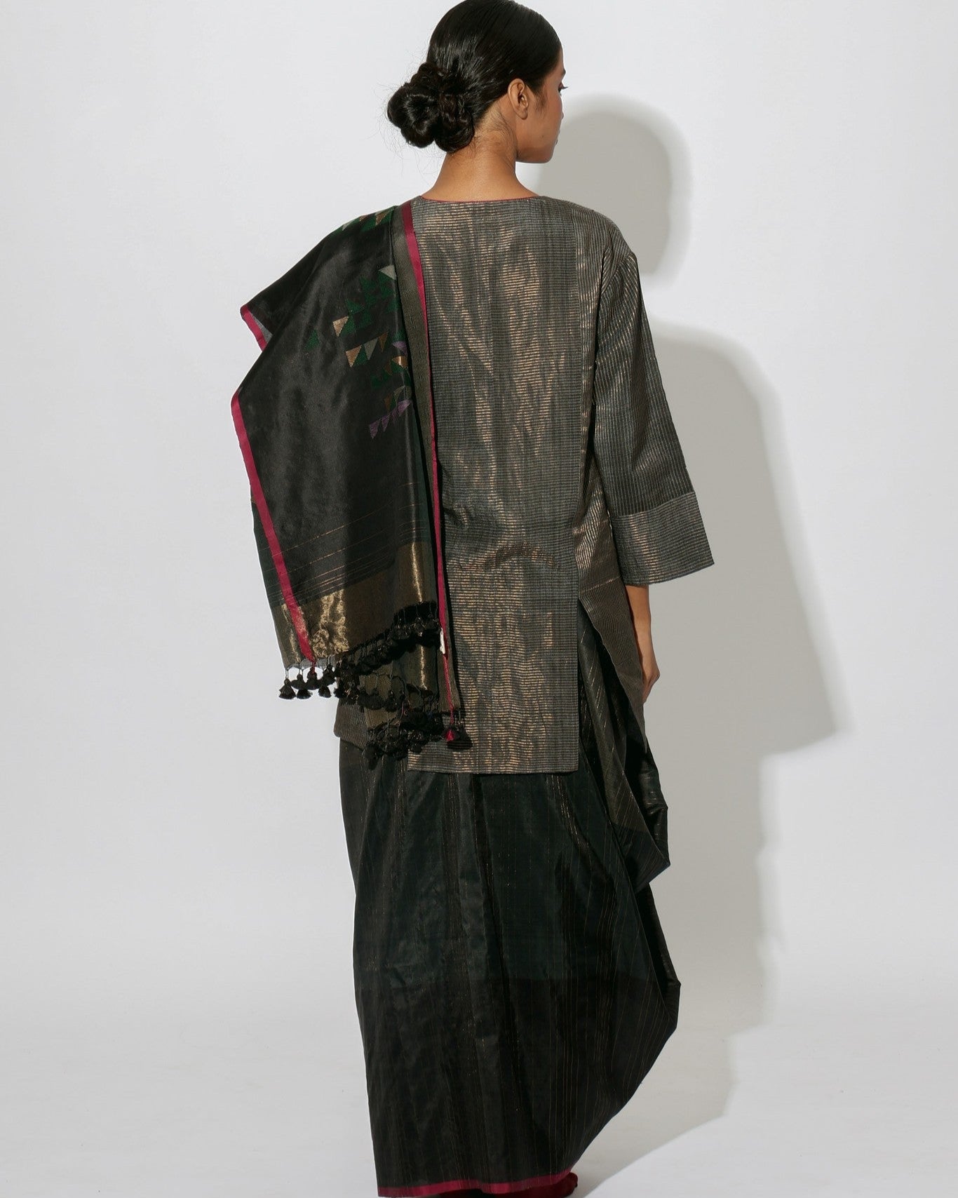 Stardust Nebula Saree