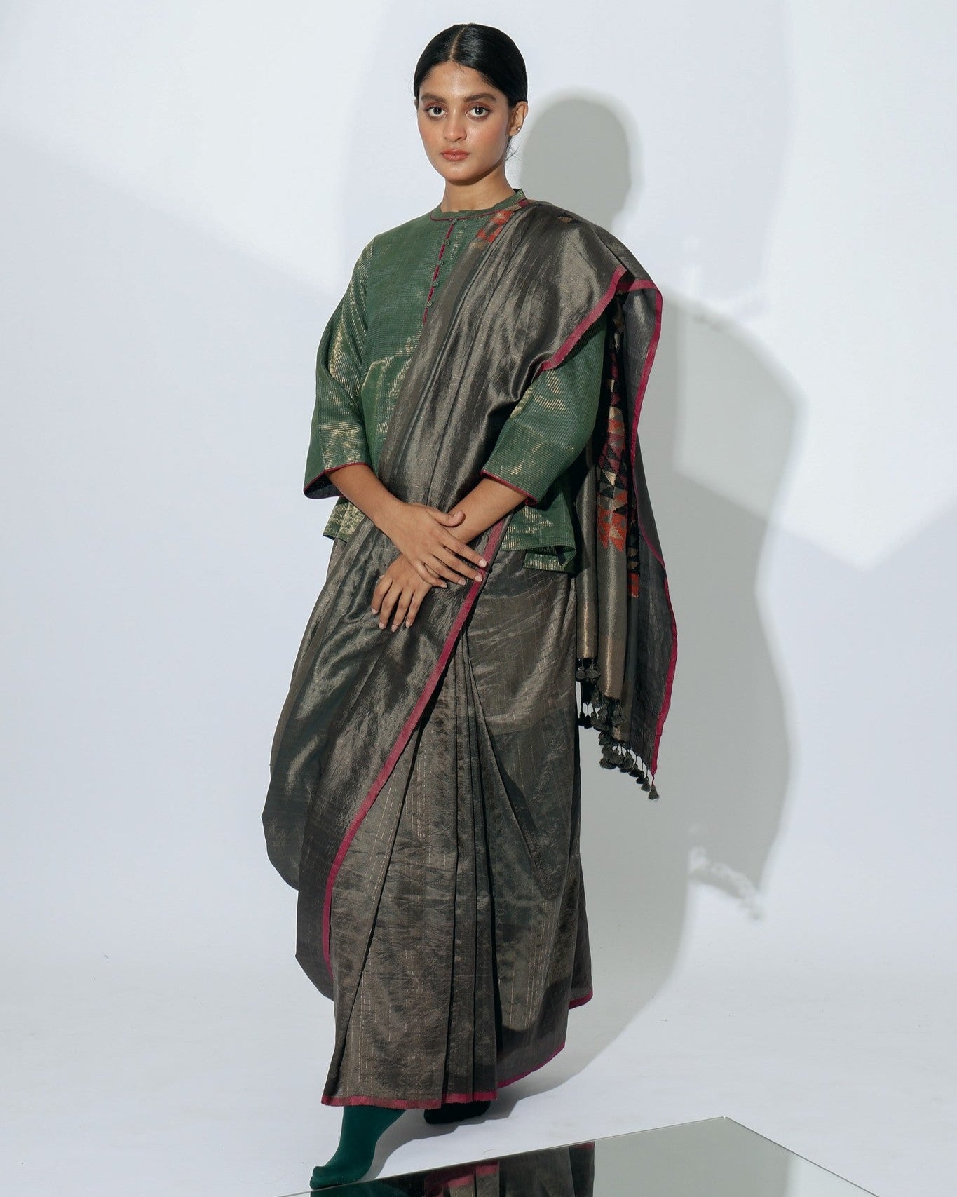 Stardust Nebula Saree