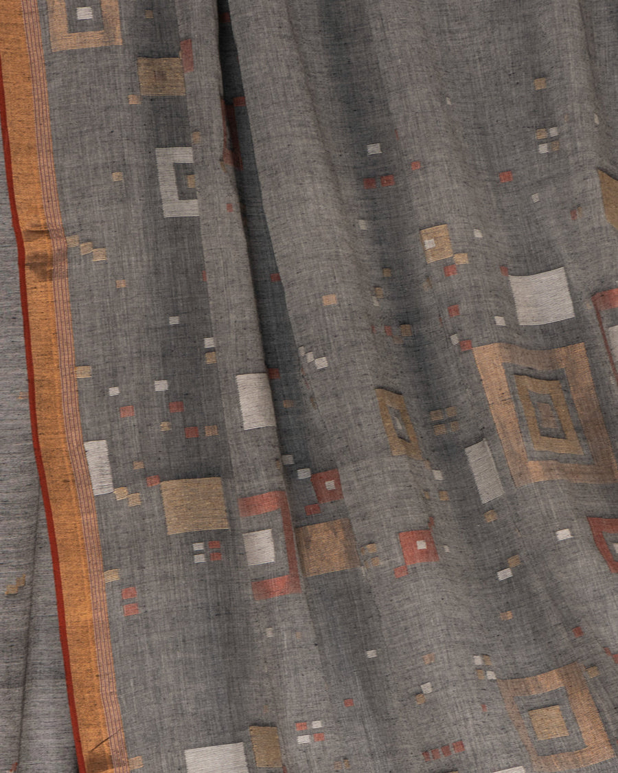 Whimsical Square Saree